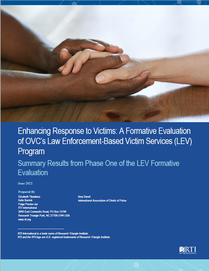 Summary Results from Phase One of the LEV Formative Evaluation