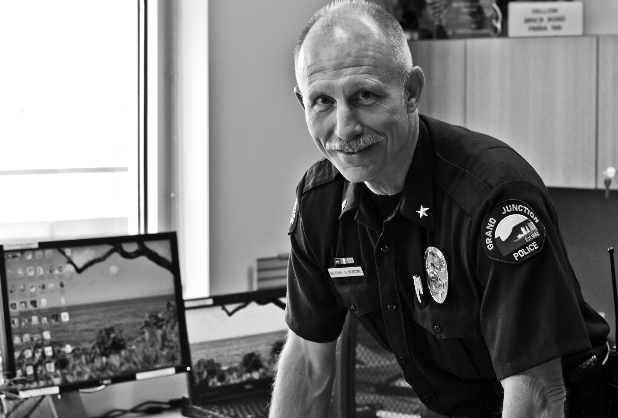 Deputy Chief, Michael Nordine, has known what he wanted to do in life since he was in the 9th grade. A 32-year veteran of the GJPD, he still finds purpose, drive and passion for what he does. Deputy Chief Nordine is an advocate for his community and approaches his line of work as a “people business.” He knows the importance of building relationships on an individual level and puts emphasis on strengthening the community. Deputy Chief Nordine has always known it was his place to serve the public and support those who do the same.