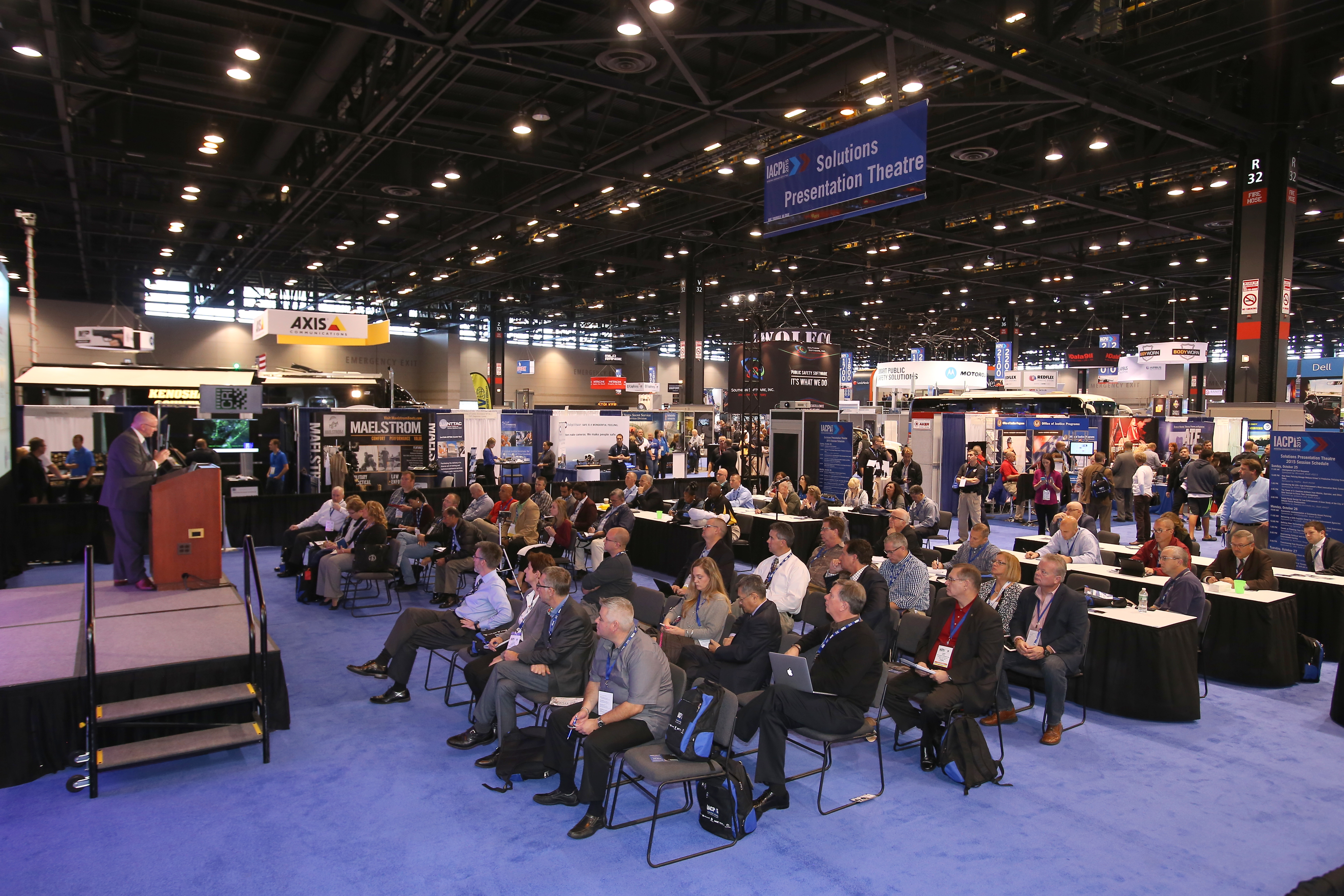 The Solutions Presentation Theatre offers attendees education outside the classroom and in the Expositional Hall.