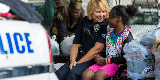 Woman police officer